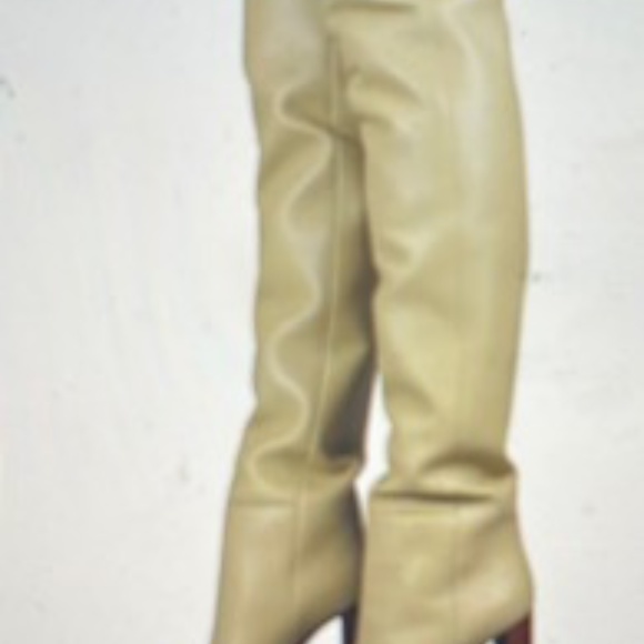 Saint Laurent 76 Boots in Beige Leather - Picture 5 of 5